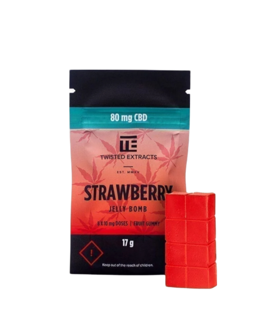 Twisted strawberry cbd